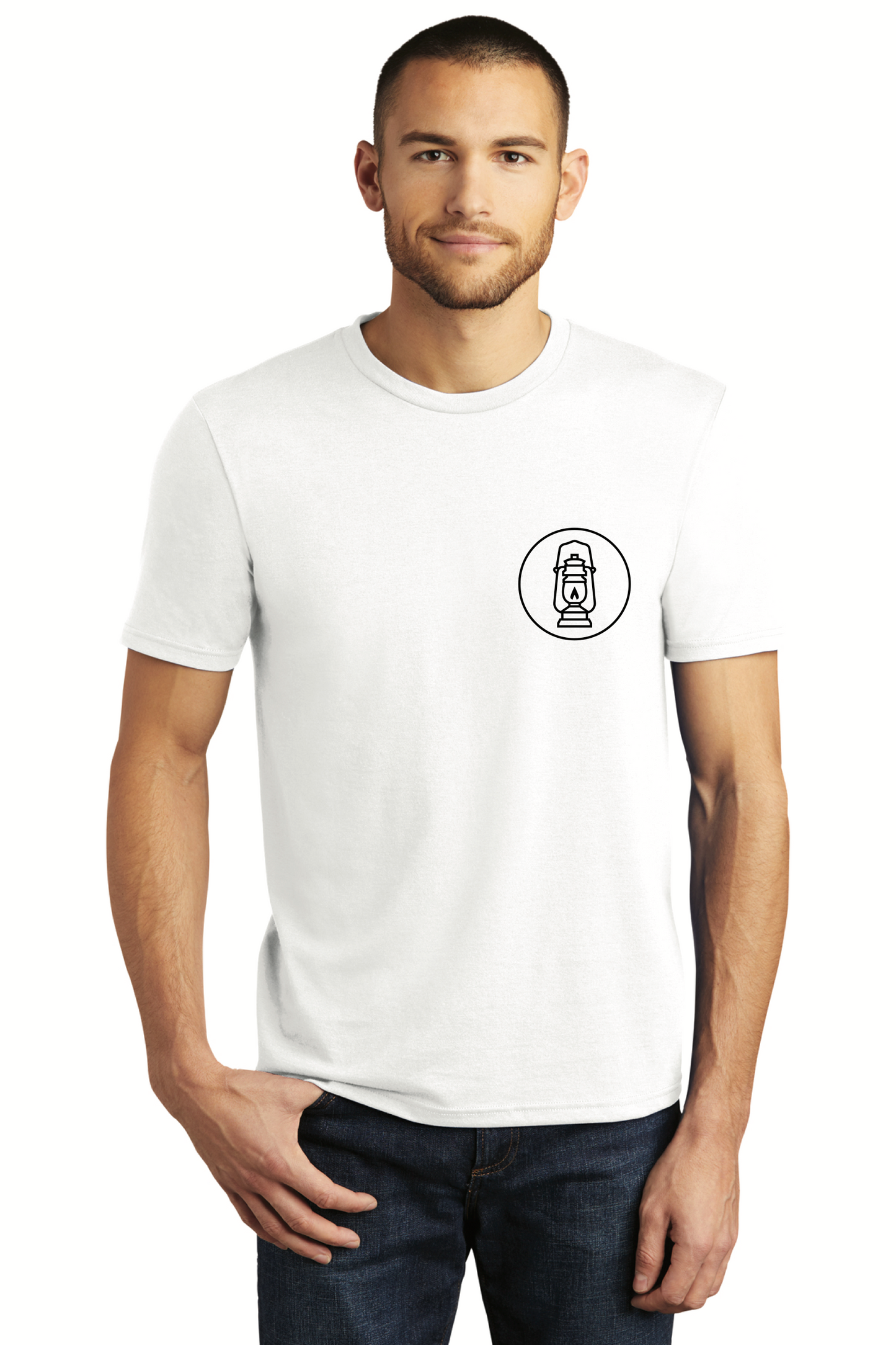 Lamp Outline T Shirt