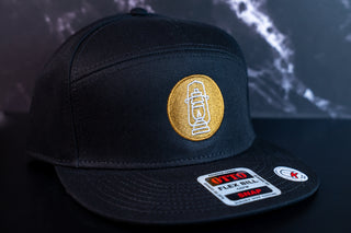 Lantern Tradesman Snapback Hat (Black)